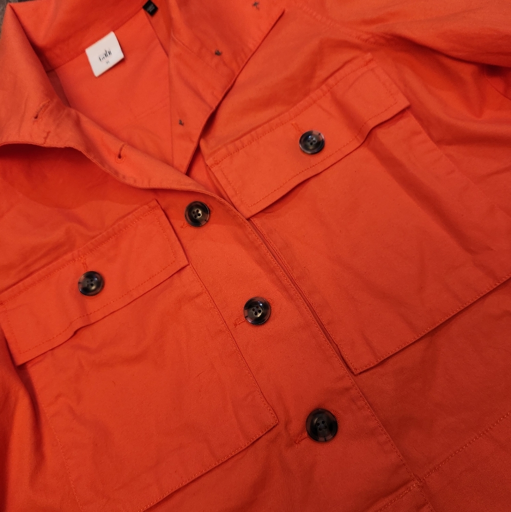 CAbi Orange Resort Jacket Style #5098 Size M - Picture 2 of 6